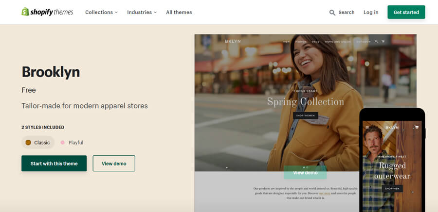 Brooklyn Shopify Theme