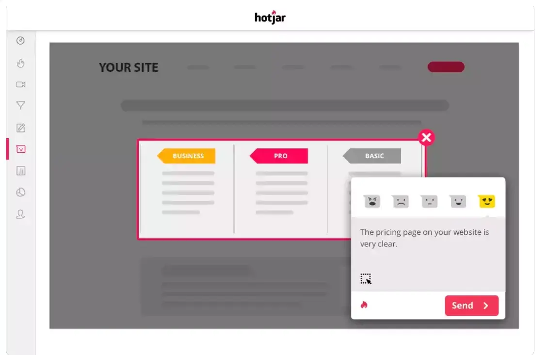 Hotjar: Incoming Feedback