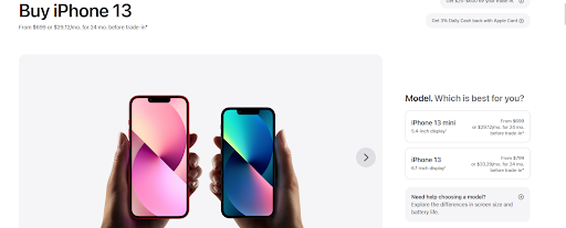 High converting product pages: Product variants - Brillmark