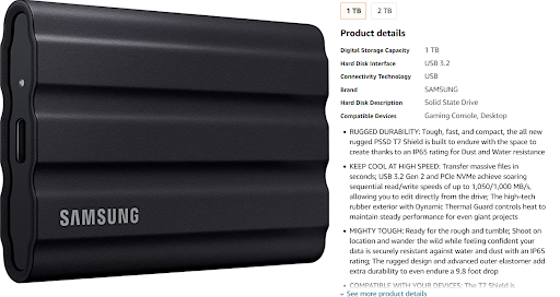 High converting product pages: Product Description - Brillmark