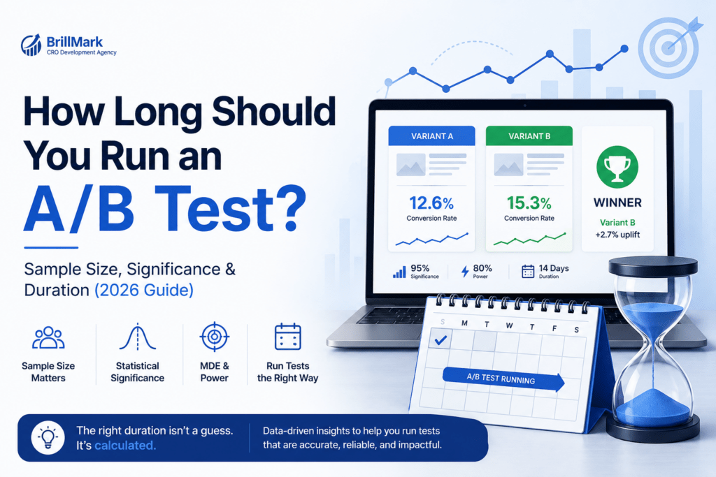 How Long Should You Run an A/B Test? Sample Size, Significance & Duration