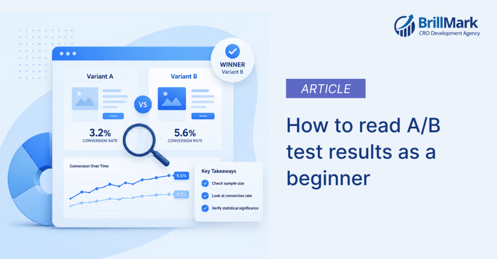 How to read A/B test results as a beginner